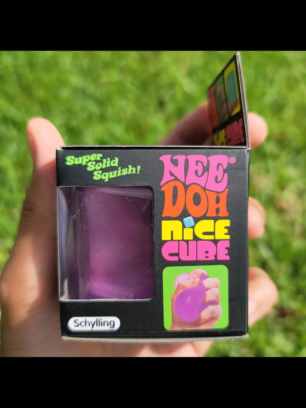 NeeDoh Nice Cube Super Solid Squish - Purple